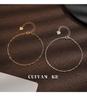Cui Yan S925 Sterling Silver Korean INS Small Square Bracelet for Women - High-End Best Friend Jewelry