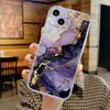 Fashion Marble Phone Case For Apple IPhone 16 16E 15 XS Pro Max 13 14 Plus XR SE 7 8 12 11 Pro Plus Case Cover Funda Coque