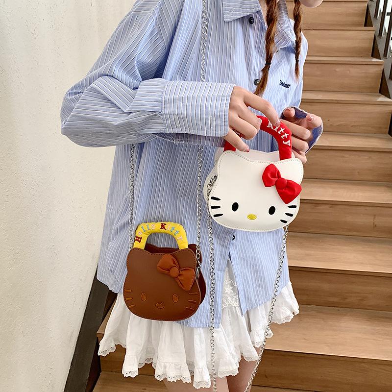 First-Class # Superior-Grade Hello Top-Grade Kitty Superior-Grade Crossbody Superior-Grade Bag Compact Size Top-Grade Women'S First-Class Handbag