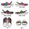 Women Men EVA Garden Clogs Printed Lightweight Breathable Slip On Shoes Beach Pool Bathroom Home Summer Wear Pool Shower Use