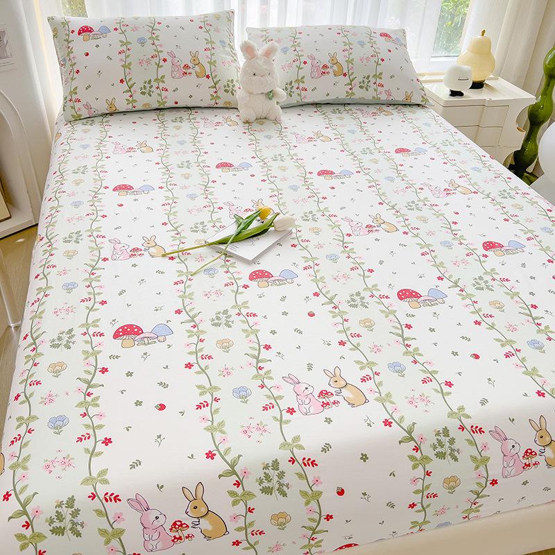 

New Fitted Sheets for The New Semester, Cotton Fitted Sheets, Bedspreads, Mattress Protectors, Available in Student Dormitories 90x200cm - Single Sheet