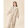Montagut Girls' Half-Zip Sweatshirt & Wide-Leg Pants Set