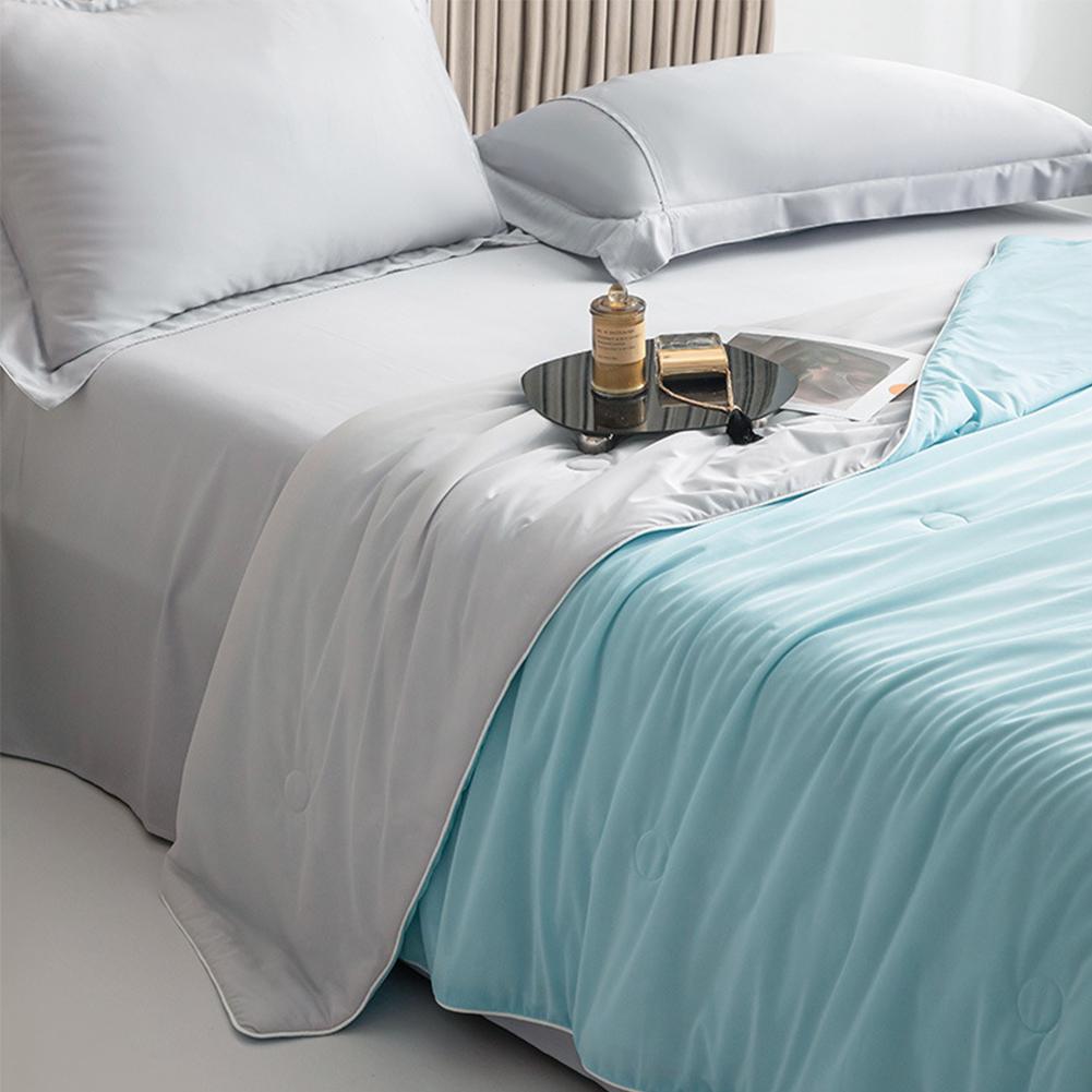 Cooling Blanket Solid Color Air Condition Comforter Breathable Double Sided Sofa Cool Blanket High Quality Summer Ice Quilt
