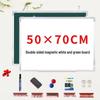 Mobile Double-Sided Magnetic Blackboard & Whiteboard for Home or Office