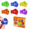 Fidget Cube with Texture Sensory Flip, Stress Relief Toy, Silent Desk Toy for Anxiety, Adults and Kids