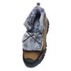 TUINANLE Fashion Winter Warm Plush Fur Snow Boots Lace Up Leather Men Boots Outdoor Cotton Shoes Walking Hiking