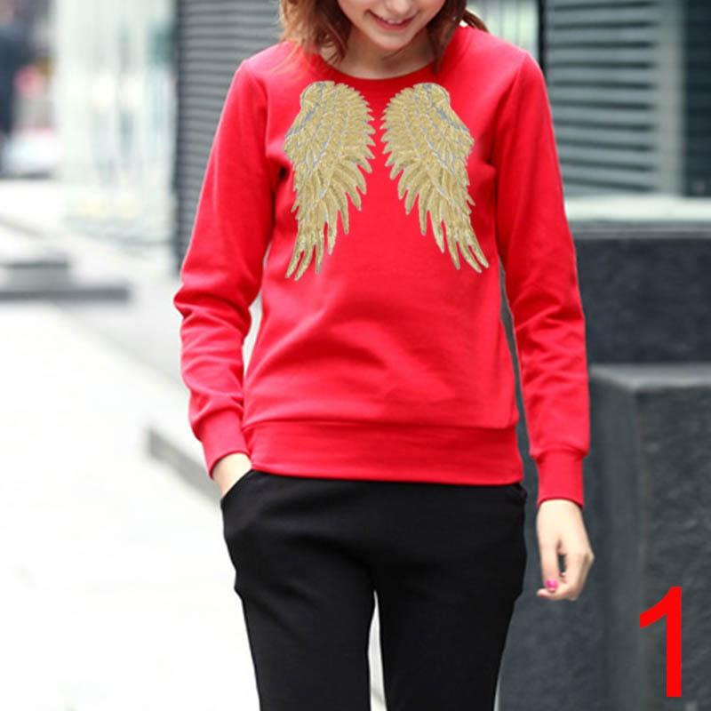 

Модная вышивка одежда аксессуары ткань наклейка клей гладильная крыло ремонт патч пайетки золотой