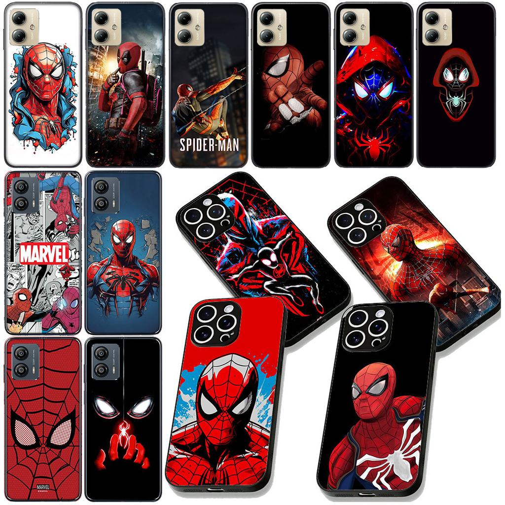 Spider Man Marvels Super Hero SpiderMan Phone Case for Xiaomi Redmi Note 13 14 ProPlus Pro Plus 14C A4 13C Pro+ Note14 Cover
