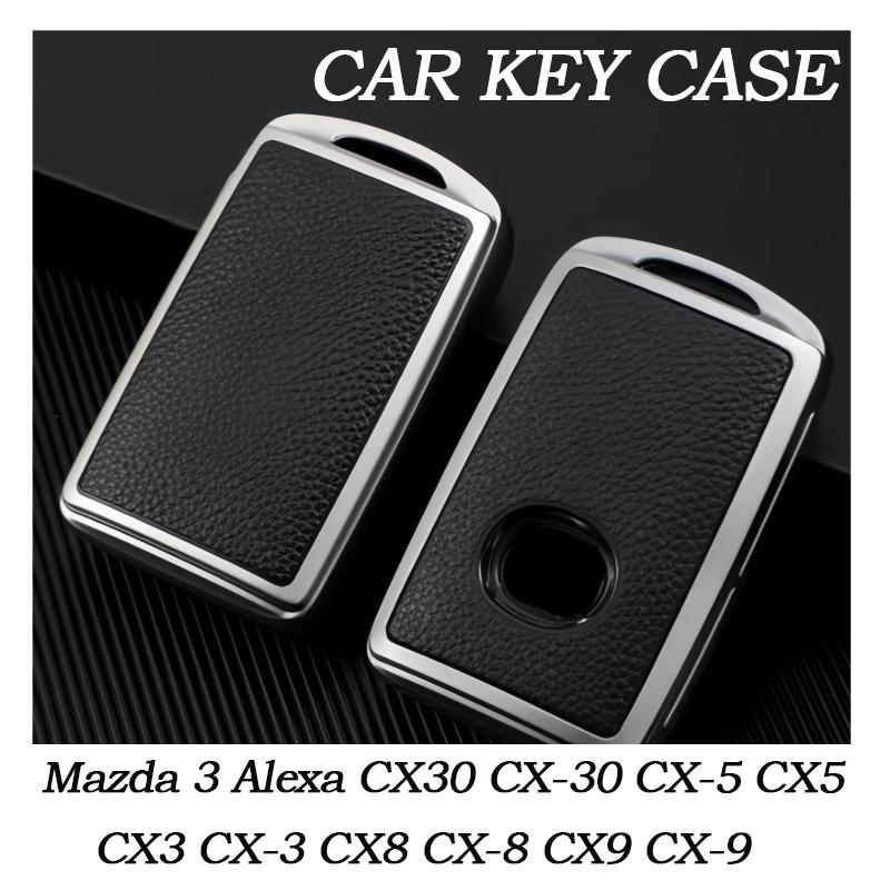 New TPU Car Key Case Cover Shell Fob For Mazda 3 Alexa CX30 CX-30 CX-5 CX5 CX3 CX-3 CX8 CX-8 CX9 CX-9 Protector Keyless Accessories