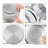 Zhi Shi Round Stainless Steel Kitchen Storage Tray