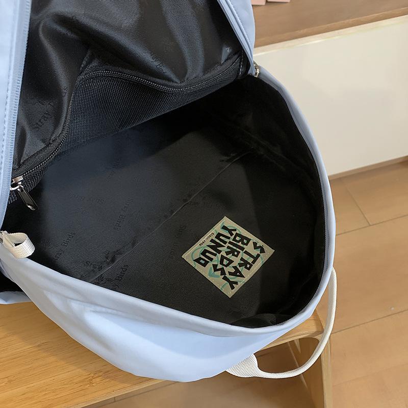 School bag summer ins fresh high value sweet girl travel back junior high school students transparent interlayer