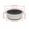 Tidy Cable Clamp Buckle Line Office Wire Hole Cover Computer Grommet Line Box Desk Table Cable Fastener