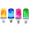 LED Simulated Dynamic Flame Bulb for Christmas and KTV Atmosphere, Blue Edged Flame Light