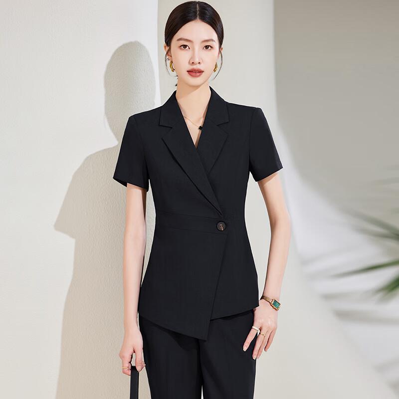 Women's Short-Sleeve Business Suit Set