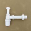 Standard Sinks Wall-Mounted Drainpipe White Flexible Sink Trap  Kitchen Installation