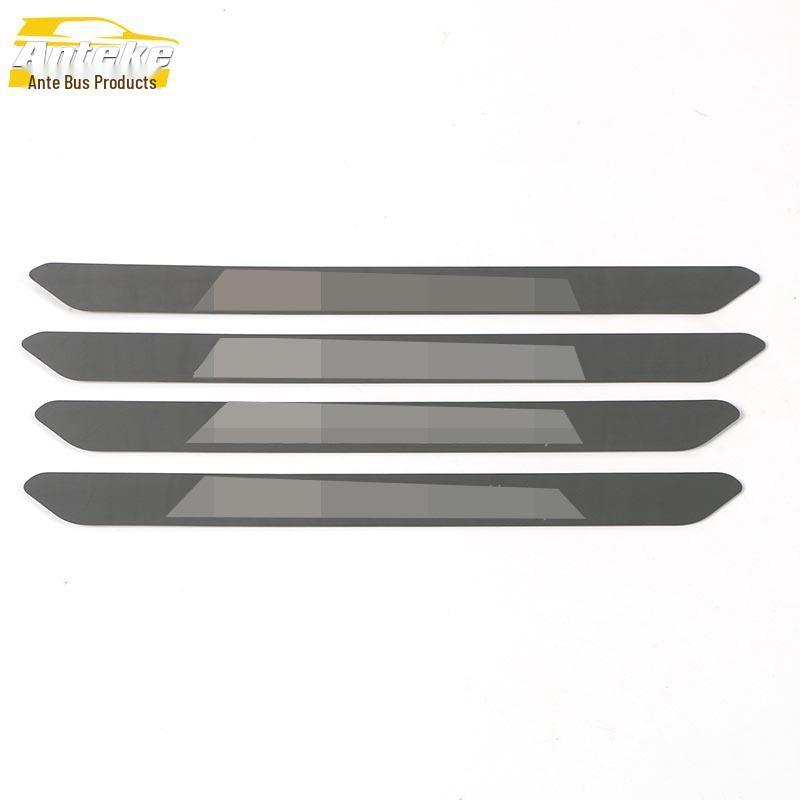 22 X5L Stainless Steel Sill Strips: Exterior Decorative Welcome Pedal Patches