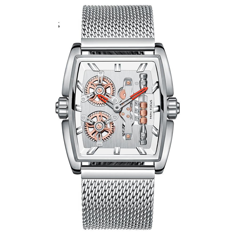 

Часы Модные мужские часы Персонализированные кварцевые часы Водонепроницаемые мужские часы с сетчатым ремешком