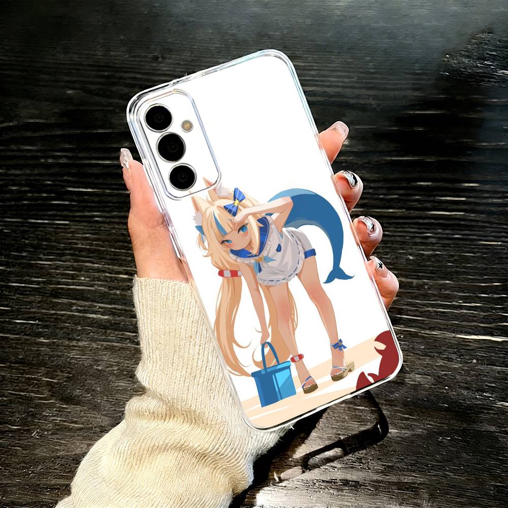 S-Sameko Saba Phone Case For SamsungA10,12,20,21S,30,31,40,50,51,52,70,71 Transparent Cover Samsung a40