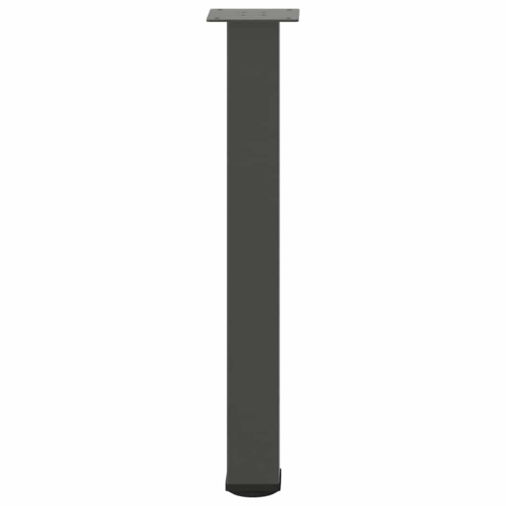 Vidaxl Nogi Do Stolika Kawowego, 4 Szt., Antracyt, 72-74 Cm, Stal