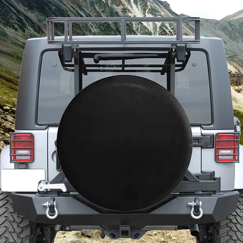 Car Spare Tire Cover PVC Leather Thickening Spare Wheel Protection Cover Car Accessories Dust & Sun Protection 14/15/16/17inch