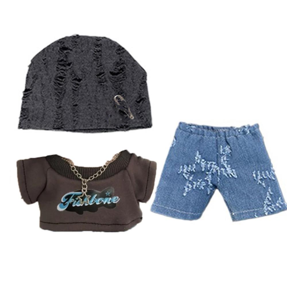 Costum Rochie Păpușă Idol Cool 20cm Haine Păpușă Ținută de Schimb Joc Rochie de Schimbat Vestă Miniatură Set Pantaloni Accesorii Foto Cosplay