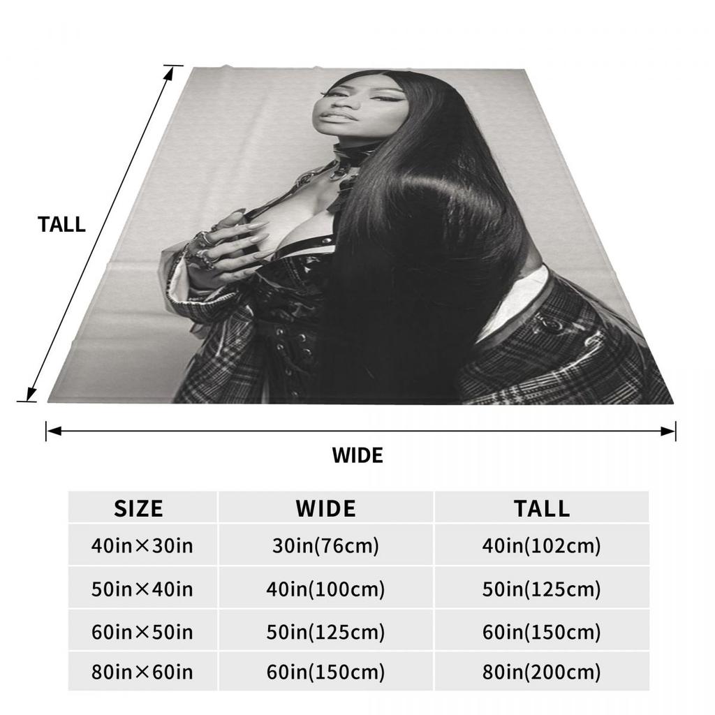 Nicki Minaj Blankets Fleece Sofa Throw Blanket Warm Throw Blankets for Couch Bedding Outdoor Throws Bedspread Quilt