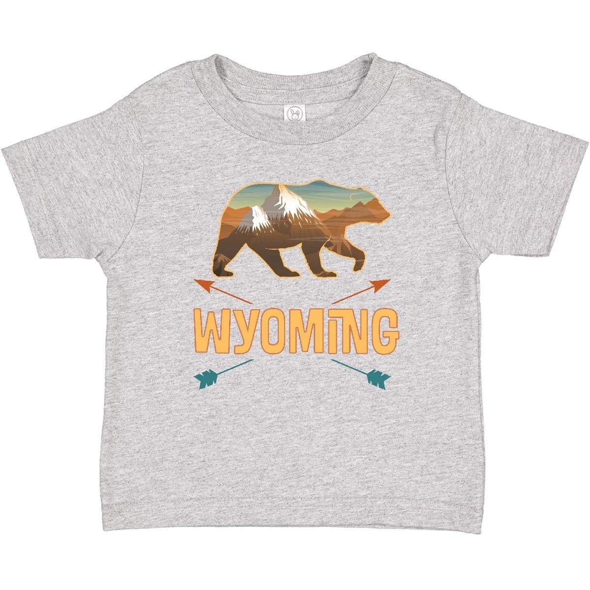 Inktastic Wyoming Vacation Bear Silhouette Baby T-Shirt Tribal Travel Summer 130