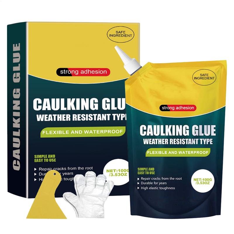 100g Rissfüllmittel Zement Fugenfüllkleber Dach Wasserdicht Leckreparatur Eckriss Bungalow Leckage Abdichtungsmaterial