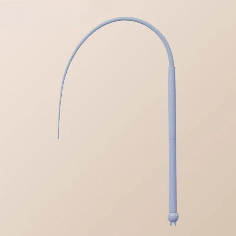 Cat Teaser Stick Toy Simulated Mouse Tail Silicone Cat Teaser Toy Funny Kitten Toy Durable Teasing Cat Toy Supplies