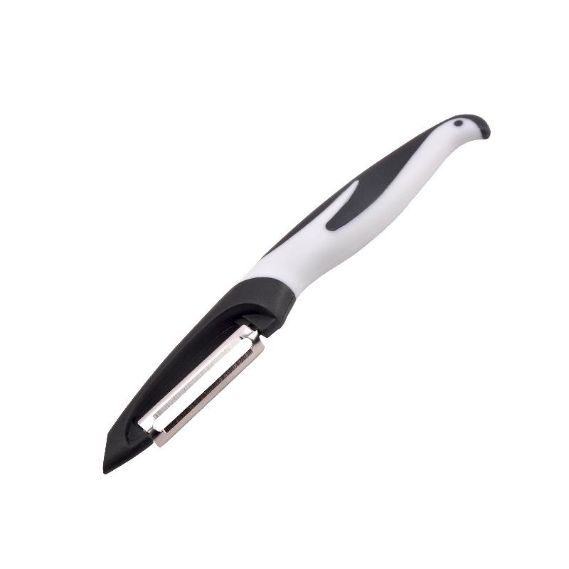 Multi-functional Ceramic Peeler & Stainless Steel Paring Knife with Vegetable Fruit Grater