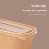 Yuanzhenghe Disposable Round Kraft Paper Meal Boxes