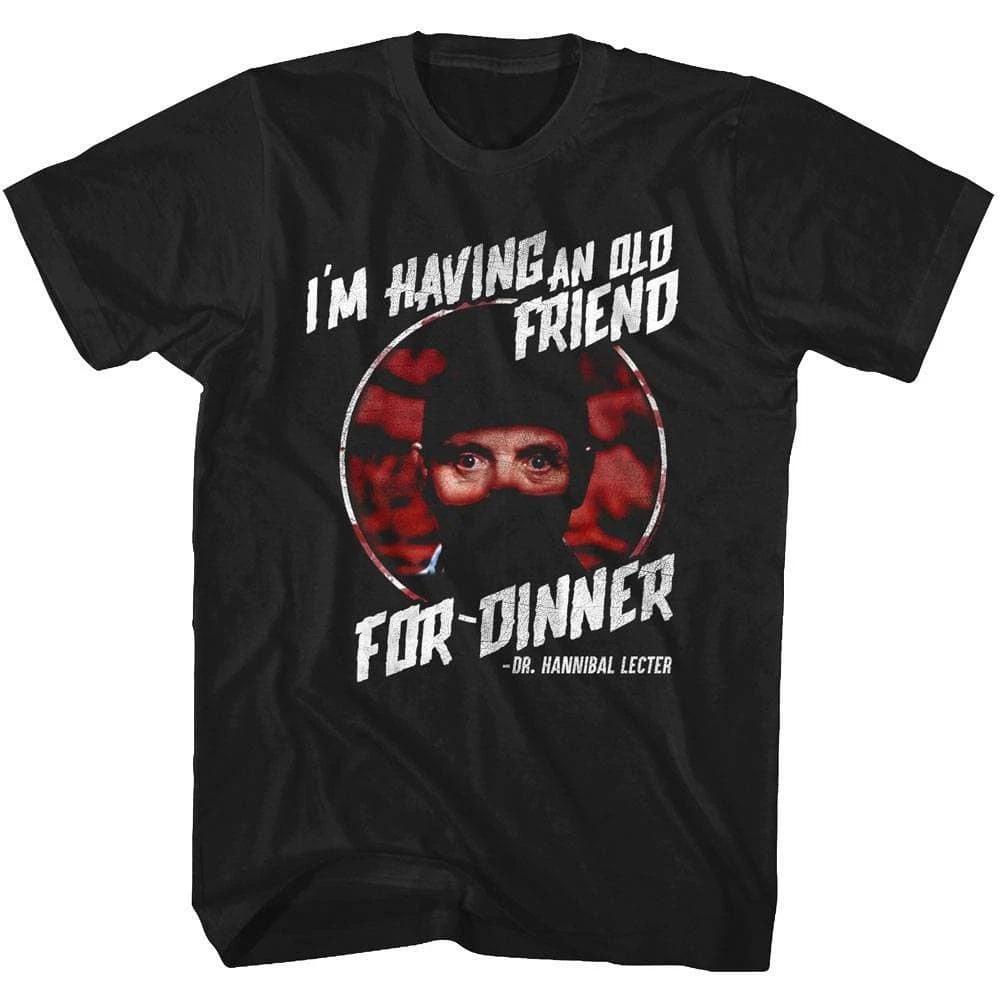 Silence of the Lambs Having An Old Friend For Dinner Men s T Shirt XXXXL