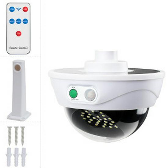 Solar-Powered Outdoor Light with Camera and Motion Sensor