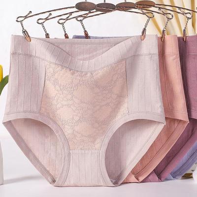 3Pieces Women's Plus Size Briefs High Waist Panties Breathable Comfort Underpants XL 2XL 3XL 4XL 5XL 6XL