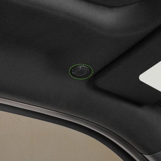 Interior Roof Hook & Reading Light Lamp Cover Trim For Ford F150 - Black