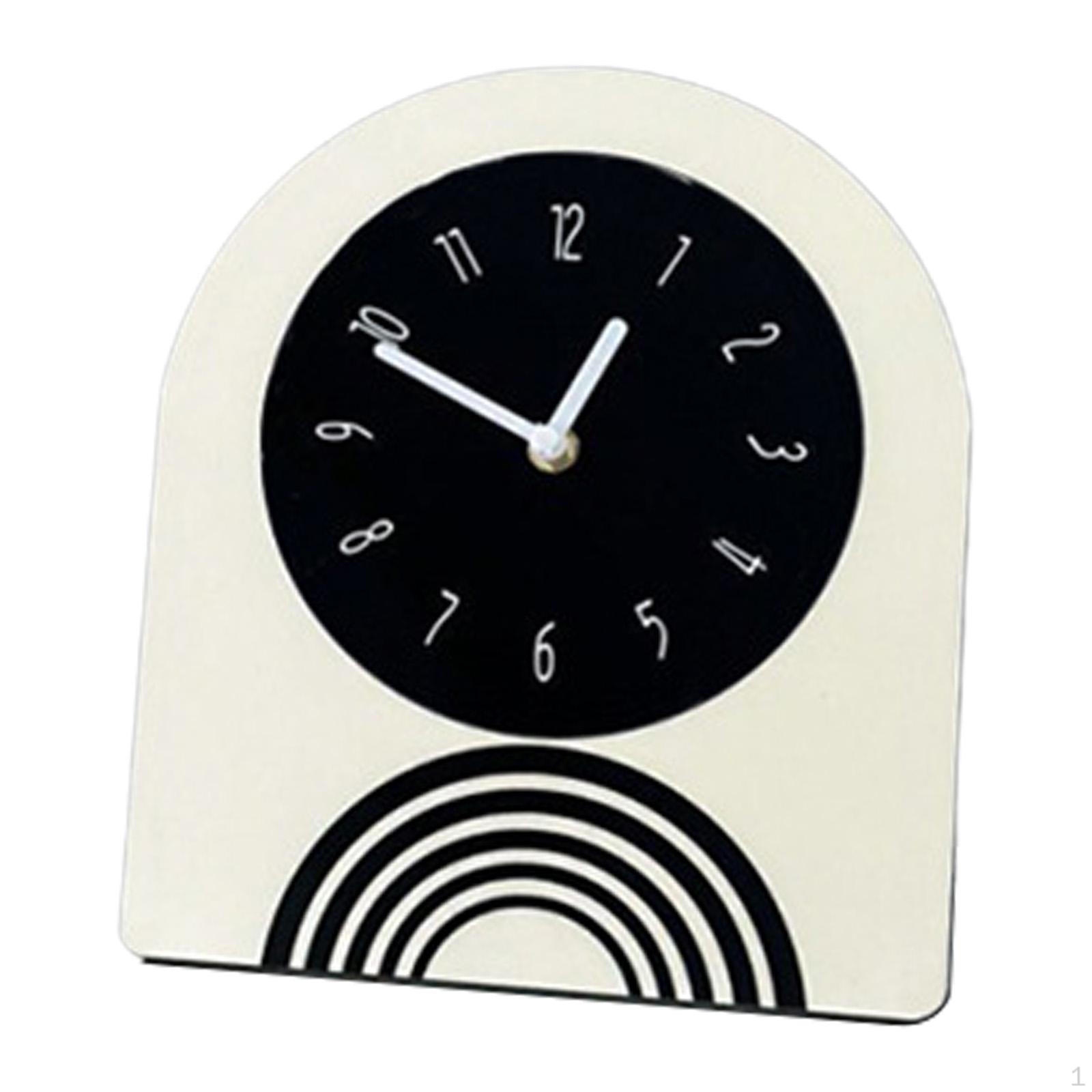 

Бесшумные настенные часы в скандинавском стиле, современный и элегантный подарок для дома, спальни, офиса или. Non Swing30cmx25.5cm