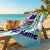 Numberblocks Customizable Name Beach Towel High Absorbency & Quick-Dry Ideal for Travel Outdoor Swim Pool Yoga Surf Camping Hiking Gym Gift Holiday