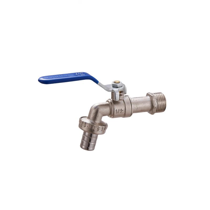1 Piece Bathroom Faucet Blue Industrial And Home Irrigation Zinc Alloy Garden Bibcocks With Dual Nipple Outdoor Balcony Faucet