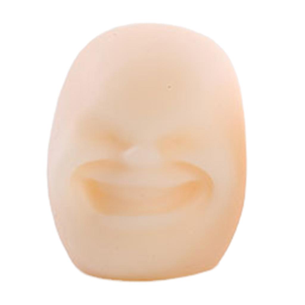 6 Cm Stress For Adults Amusing Face Design Stress Toys Sensory For And Home Use In White Colour Skateboard