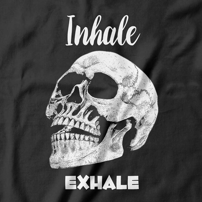 Skull yoga T-Shirt pranayama namaste skeleton funny gift Unisex T-Shirt S