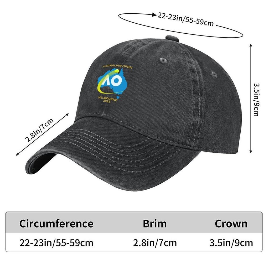 2026 Perfect 2023 Australian Open Tennis Tournament Design Baseball Cap Mountaineering Icon Hat Men Golf Women Men's
