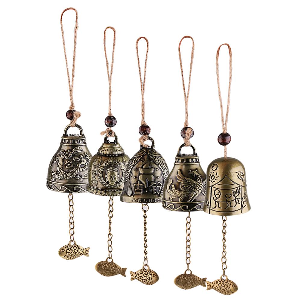 Feng Shui Bell Buddha Patio Tree Car Interiors Hanging Charm Wind Chime
