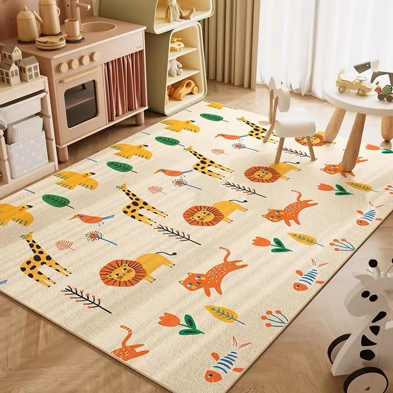 Patterned carpet for living room, crawling mat for bedroom, reading area in the bedroom, home decoration