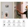 2024 Tuya Smart WiFi Door Bell 1080p  Camera Video Peephole for Door 4.3" LCD Screen 24H PIR Movement Detection Eye
