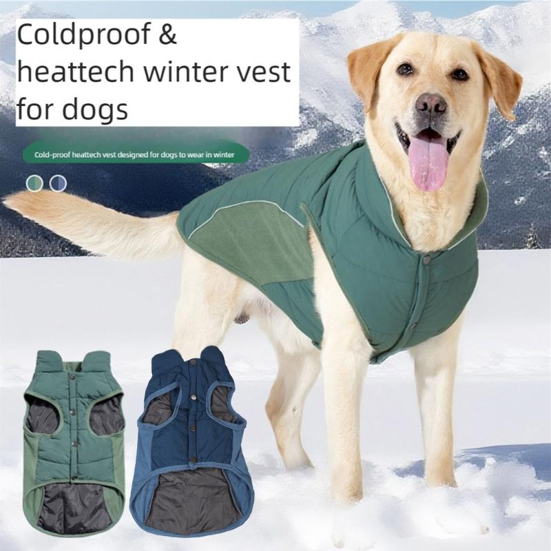 Dog Winter Apparel Warm Vest for Dogs Boy Girl Medium Dogs for Indoor and Outdoor Use Thick Coat Clothes Outfit for Pet