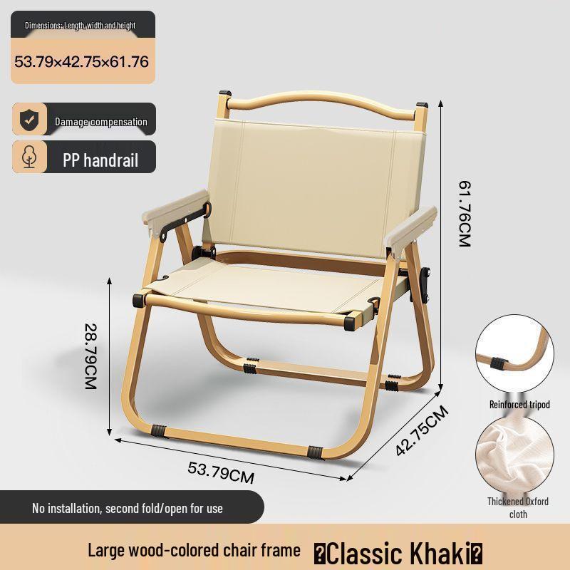 Suole Portable Kermit Folding Chair for Camping and Outdoor Activities