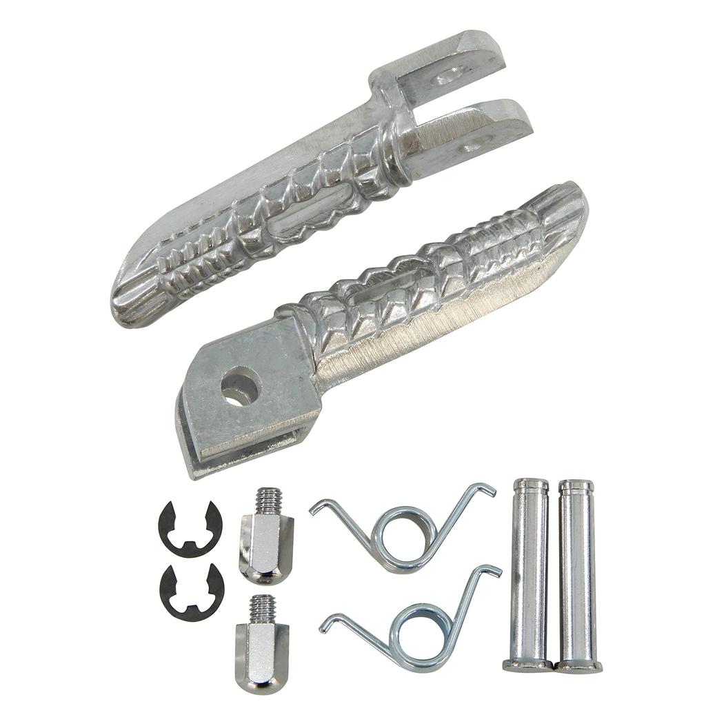 Ager GSR250 Motorcycle Front Step Silver