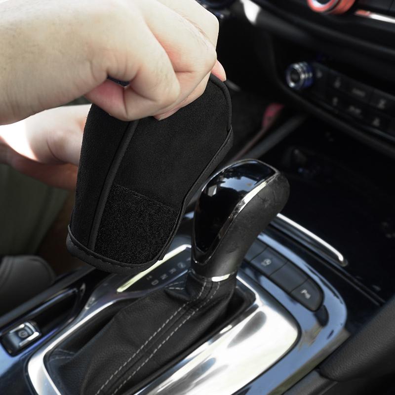 Koženková krytka řadicí páky auta Obal na ochranu řadičky Autopříslušenství Pro Porsche 911 718 Taycan Panamera Cayenne Macan Cayman