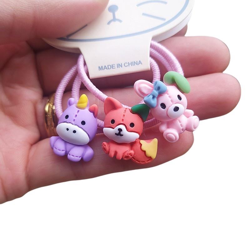 3PCS New Cute Cartoon Clouds Rainbows Princess Headwear Kids Elastic Hair Bands Children Tie Girls Accessories Baby Headdress