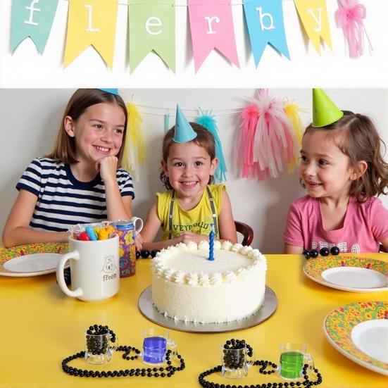 Kieliszki do shotów imprezowe z kolorowymi naszyjnikami z koralików Wygodny design do noszenia bez użycia rąk Plastikowe kubki Wielokrotnego użytku Festiwale Imprezy przy basenie Akcesoria ślubne